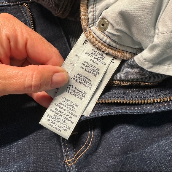 Frame Denim Ali High Rise Cigarette Jean in Cabana, EUC - Picture 5 of 8